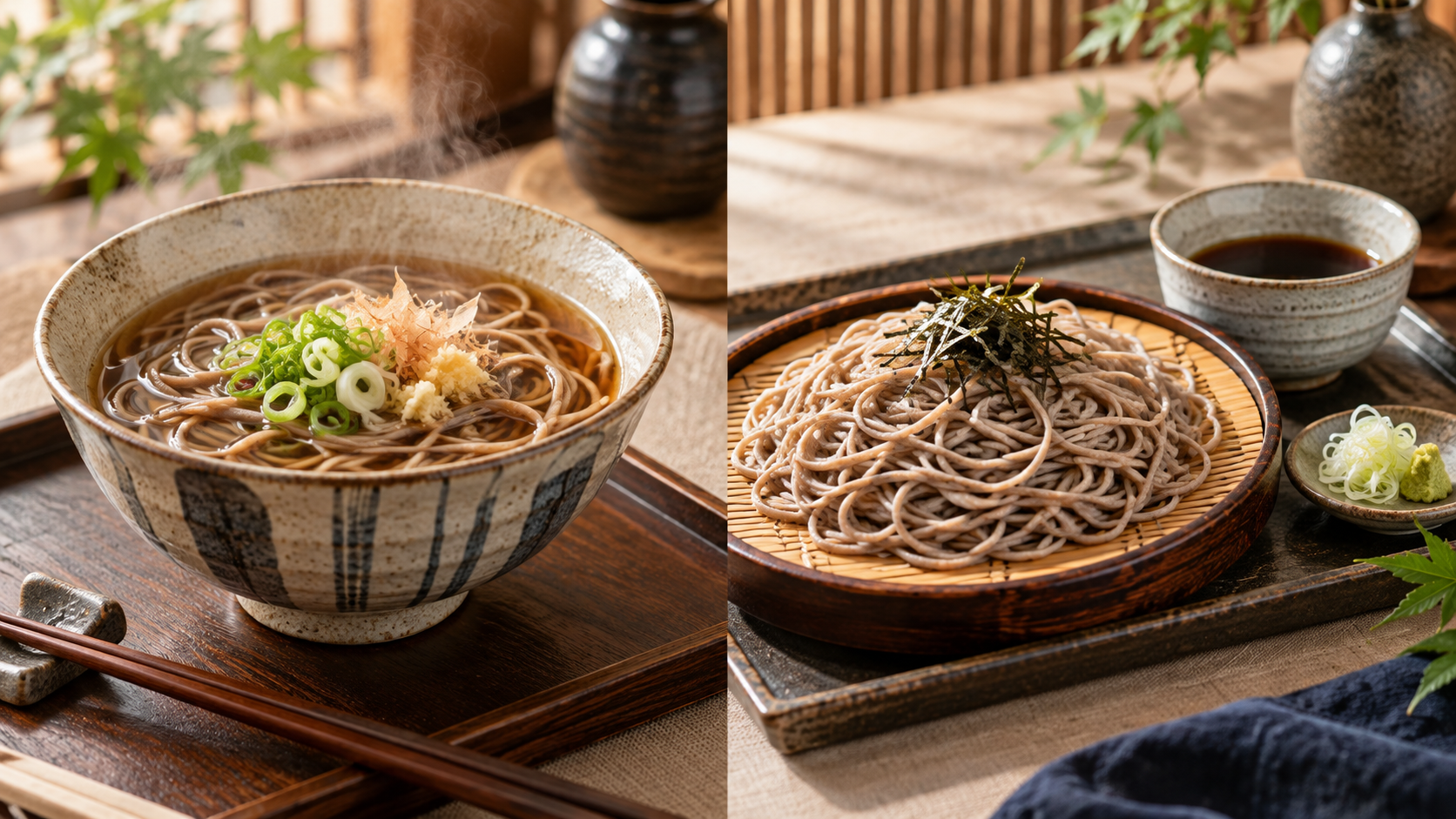 Soba quente ou frio: como servir?