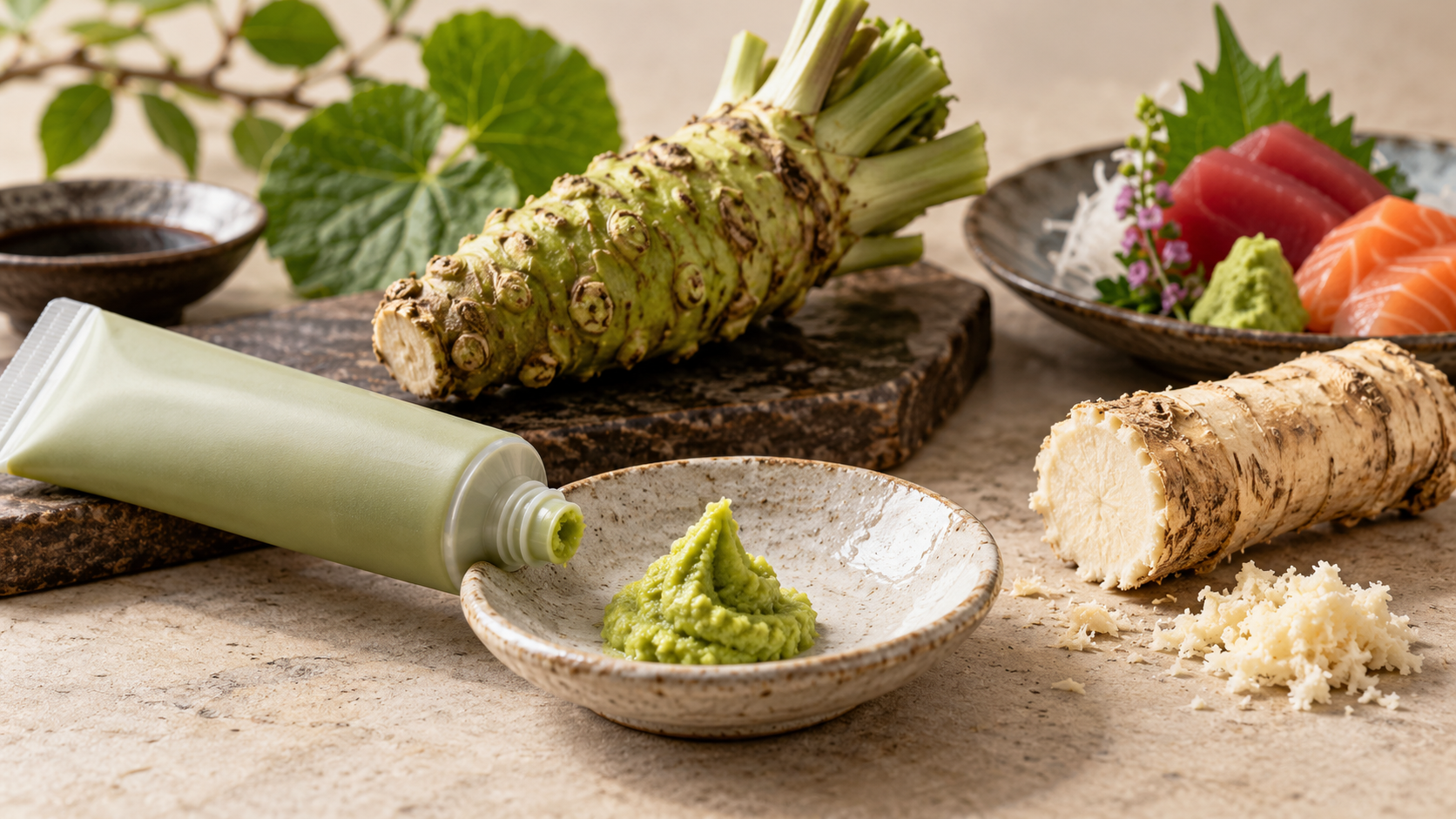 Wasabi em bisnaga: é wasabi de verdade?
