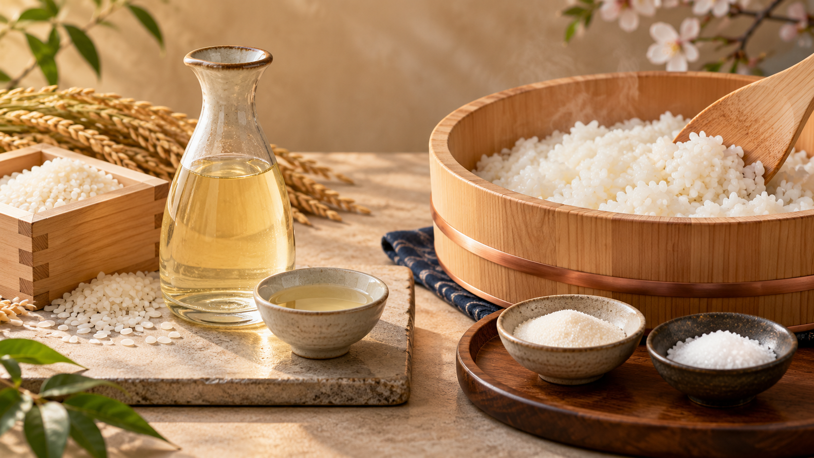Vinagre de arroz ou tempero para sushi: qual a diferença?
